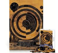 Puzzle "Tree Ringscape" da 1000 pezzi per ragazzi, ideale per stimolare la memoria e favorire il relax, con incastri perfetti, perfetto come regalo festivo (50x75cm)