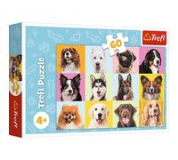 Puzzle TREFL 17374 60 pezzi Animali Multicolore 4 anni
