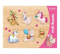Puzzle trefl di unicorni, lama e bradipi 1 St