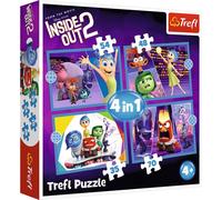 Puzzle trefl In the Head 2: Emotions Rule 4in1 (35,48,54,70 pezzi) 1 S