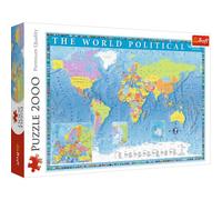 Puzzle trefl Mappa del mondo politico 2000 pezzi 1 St