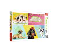 PUZZLE TREFL Neon Color Line Cani Relax - 1000 Pezzi in Carta per 12+