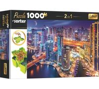 Puzzle TREFL Notte a Dubai - Con Separatore 2 in 1 - 1000 Pezzi