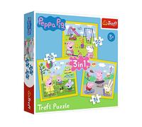 PUZZLE TREFL Peppa Pig 3 in 1 Happy Day