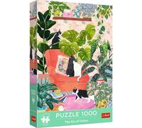 Puzzle TREFL Premium Plus da 1000 pezzi - The Art of Colour: Casa dolce casa