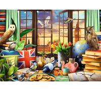 Trefl - Puzzle Premium Plus Tea Time: tutto ciò che è britannico - 1000 Pezzi
