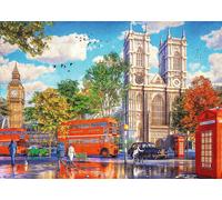 Puzzle Premium Plus Tè Time Vista su Londra