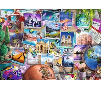 Puzzle TREFL Premium Plus Tempo del T: Ricordi di Viaggio 500 Pezzi