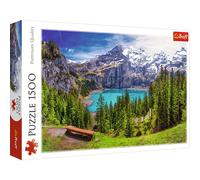 Puzzle Trefl Red da 1500 pezzi - Lago Oeschinen, Alpi, Svizzera