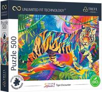 Trefl Puzzle Incontro con la Tigre 500 pezzi