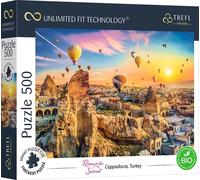 Trefl Prime - Puzzle UFT Romantic Sunset: Cappadocia, Turkey - 500 Pezzi - Cartone Spessissimo, Cappadocia, Turchia, Palloncini, Moderni, Intrattenimento per Adulti e Bambini a Partire da 10 anni