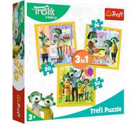 Puzzle Treflings: l'unione fa la forza 3in1 (20,36,50 pezzi) 1 St