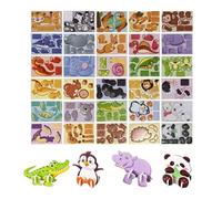 Puzzle Tridimensionale A Incastro 30 Pezzi di Apprendimento Artigianale | Puzzle Educativi In Per Bambini Per Bambini Maschi, Scuola Materna, Aula, Regalini da Feste