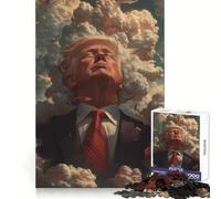 Puzzle "Trump tra le nuvole" per ragazzi, 1000 pezzi, esercizio per la mente, svago rilassante, taglio di precisione, ottima idea regalo (38x26cm)