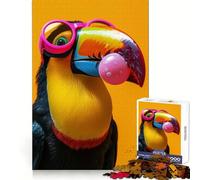 Puzzle Tucano Gomma da Masticare da 1000 Pezzi per Adulti - Gioco per Esercizi Mentali Antistress - Design da Assemblare - Regalo Elegante 50x75cm