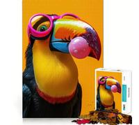 Puzzle Tucano Gomma da Masticare da 1000 Pezzi per Adulti - Gioco per Esercizi Mentali Antistress - Design da Assemblare - Regalo Elegante 50x75cm