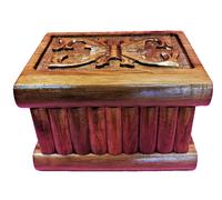 PUZZLE TURCO TRUCCO SEGRETO MAGICO GIOIELLO SCATOLA ASTUCCIO LEGNO PANDORA FA...