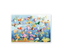 Puzzle TUTTI INSIEME by goccioline. 1080 pezzi 48.5 x 68.5 cm ca. Puzzle con PESCI.