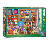 Puzzle - Tutto Ciò Che Lavori A Maglia È Amore Di Paul Normand - 1000 Pezzi