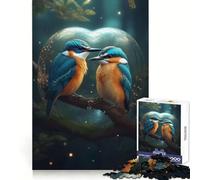 Puzzle "Uccelli e Bolle della Foresta" da 1000 pezzi per adulti, ideale come regalo, per sviluppare la logica e trovare la pace interiore Perfetto per Natale (38x52cm)