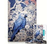 Puzzle Ukiyo E Parrot da 1000 pezzi per adulti,gioco di memoria divertente,componenti robusti e ben rifiniti, alleviare lo stress (38x26cm)