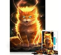 Puzzle Ultimate Cat Power Up da 1000 pezzi per adolescenti stimola la mente,divertente,con taglio di alta precisione,attività creativa rilassante e pausa rigenerante (38x26cm)