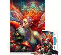 Puzzle "Un bacio incantatore" per adulti,1000 pezzi,gioco stimolante per la mente,taglio preciso,allineamento perfetto,attività per rafforzare il legame con i propri cari (38x26cm)