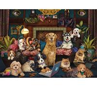 Puzzle 'Una Sera Straordinaria nel Salotto' 1000 pezzi