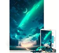 Puzzle "Under The Aurora" da 1000 pezzi,gioco interattivo per stimolare la mente,incastro perfetto,nessun pezzo si stacca,sfida cerebrale per la casa (38x26cm)