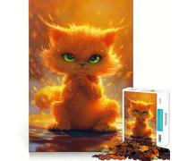 Puzzle Unfluffy Yoga Monster 1000 Think Boost Game Tight Lock No Loose Pieces Interactive Brain Challenge for Home (38x52cm)