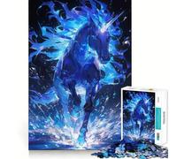 Puzzle Unicorno Creatura Leggendaria 1000 Pezzi Gioco di Abilità Creativa Componenti Robusti e Precisi Facile da Ritagliare Ideale per Viaggiare Gioco per Allenare la Mente Regalo (38x26cm)