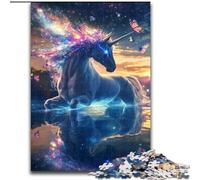 Puzzle Unicorno dell'Universo per adulti e adolescenti, giocattoli, giochi educativi, regali di Babbo Natale segreto antistress per bambini dai 14 anni in su (50x75cm)
