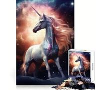 Puzzle Unicorno nella Nebulosa, 1000 pezzi, per ragazzi, stimolante per la mente, ideale per il relax e il divertimento, perfetto come regalo di Natale (38x26cm)