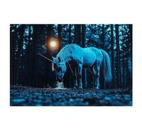 Puzzle Unicorno, Puzzle 2000 pezzi Foresta in Legno Impegnativi per Adulti, Misura: 100x71cm, Gioco Educativo Fai Da Te con Scatola Regalo per Adulti, Rompecapo per Decorazioni casa, Regalo Donna Q-29