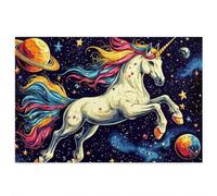Puzzle Unicorno, Puzzle 2000 pezzi Pianeti in Legno Impegnativi per Adulti, Misura: 100x71cm, Gioco Educativo Fai Da Te con Scatola Regalo per Adulti, Rompecapo per Decorazioni casa, Regalo Donna G-71