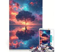 Puzzle universale dell'Albero della Vita da 1000 pezzi per adolescenti antistress decorazione per la casa collezione d'artista belle arti 38x26cm
