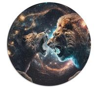 Puzzle universale "Leone Furioso" da 1000 pezzi per adulti, puzzle impegnativi per serate di gioco in famiglia, decorazione per la casa e regalo per allenare la mente (dimensioni 67,5x67,5 cm)