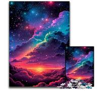 Puzzle Universo Arcobaleno da 1000 pezzi per adulti, ideale come regalo per adolescenti, coppie e amici per compleanni e Natale, 50x75CM/19,68x29,52 pollici.