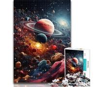 Puzzle Universo Colorato 1000 Pezzi per Adulti e Ragazzi, Giochi Educativi Decorazione per la Casa Offerta Come Regalo per Tutta la Famiglia 50x75cm