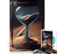 Puzzle "Universo del Tempo" da 1000 pezzi,divertente per allenare la mente,con incastri precisi e senza spazi vuoti,ideale per rafforzare i legami familiari (50x75cm)