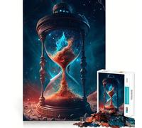 Puzzle "Universo del Tempo" da 1000 pezzi,divertente per allenare la mente,con incastri precisi e senza spazi vuoti,ideale per rafforzare i legami familiari (50x75cm)