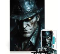 Puzzle "Uomo misterioso con cappello" per adulti, 1000 pezzi, gioco di logica e rilassante, decorazione murale di alta qualità (50x75cm)