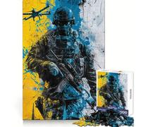 Puzzle Urban Combat Zone da 1000 pezzi per adulti, divertimento intellettuale, passatempo rilassante, taglio netto, regalo per le vacanze (38x26cm)