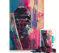 Puzzle Urban Cricketer da 1000 pezzi,gioco creativo per lo sviluppo delle capacità cognitive,componenti robusti e facili da tagliare,ideale per i viaggi,gioco per allenare la mente (38x52cm)