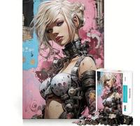 Puzzle Urban Girl V da 1000 pezzi,gioco di memoria,taglio di precisione,attività creativa interattiva per stimolare la mente a casa (50x75cm)