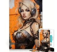 Puzzle Urban Girl V per adulti da 1000 pezzi,gioco di memoria divertente,componenti robusti e ben rifiniti, alleviare lo stress (38x26cm)