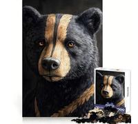 Puzzle Ursaring Pokemon Art Animal da 1000 pezzi per ragazzi, esercizio di ragionamento, svago rilassante, bordi di alta qualità, regalo pensato con cura (38x52cm)