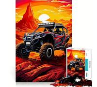 Puzzle UTV ATV fuoristrada per adulti,1000 pezzi,gioco di memoria,montaggio sicuro e stabile,gioco significativo per costruire connessioni (50x75cm)