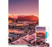 Puzzle V+A Waterfront Cape Town da 1000 pezzi,gioco per lo sviluppo delle capacità cognitive,superficie liscia e priva di sbavature,attività rilassante di gruppo al chiuso (38x26cm)
