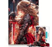 Puzzle Valchiria Angelo 1000 Gioco di concentrazione mentale Taglio di precisione Bordi lisci Gioco significativo per costruire connessioni (38x26cm)